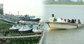 জ্বালানি সংকটে পাবনায় বেকার বসে আছে স্পিডবোট চালকরা